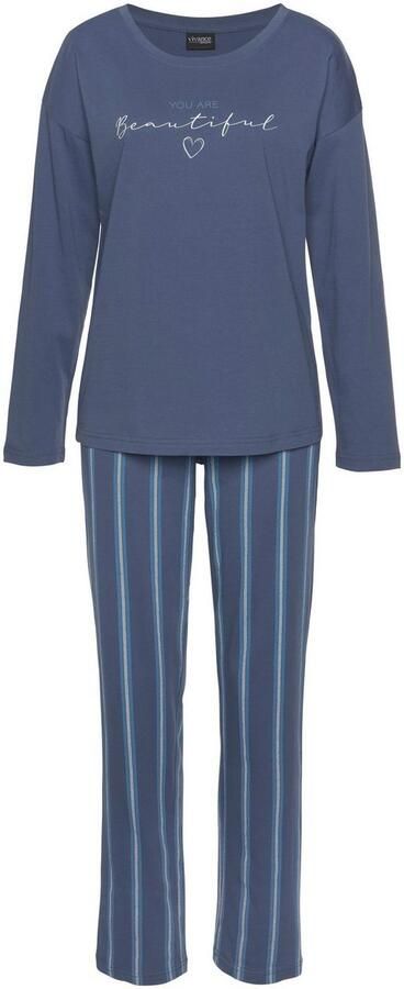 Vivance Dreams Pyjama met frontprint (2-delig 1 stuk) - Foto 3