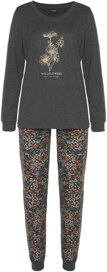 Vivance Dreams Pyjama met frontprint (2-delig)
