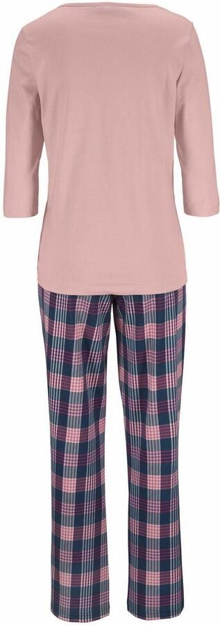 Vivance Dreams Pyjama met geruite broek (4-delig Set van 2) - Foto 6
