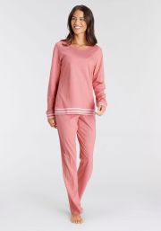 Vivance Dreams Pyjama met gestreepte boorden (2-delig) - Thumbnail 6