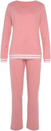Vivance Dreams Pyjama met gestreepte boorden (2-delig) - Thumbnail 5