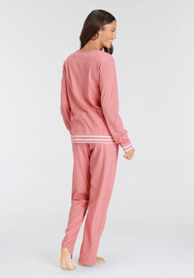 Vivance Dreams Pyjama met gestreepte boorden (2-delig) - Foto 4
