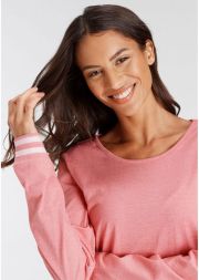 Vivance Dreams Pyjama met gestreepte boorden (2-delig) - Thumbnail 2