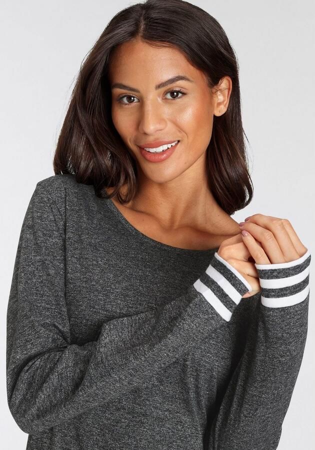 Vivance Dreams Pyjama met gestreepte boorden (2-delig) - Foto 4