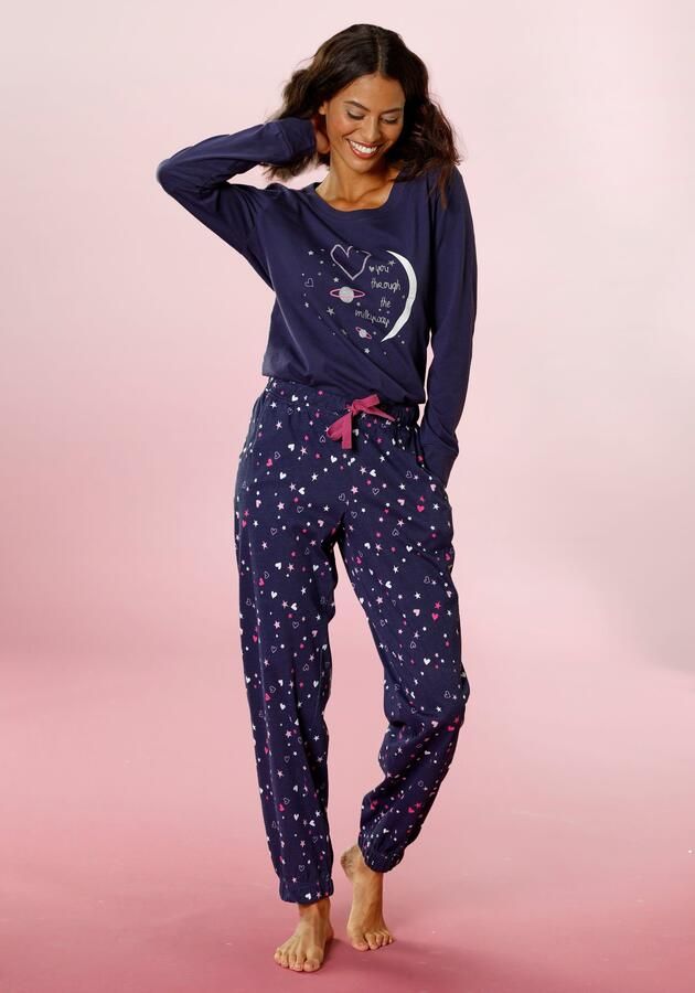 Vivance Dreams Pyjama met glinsterende print (2-delig 1 stuk) - Foto 3