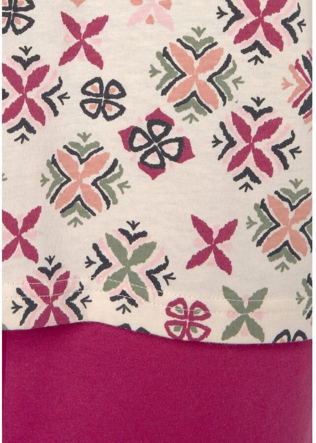 Vivance Dreams Pyjama met grafisch-florale alloverprint (set 2-delig) - Foto 3