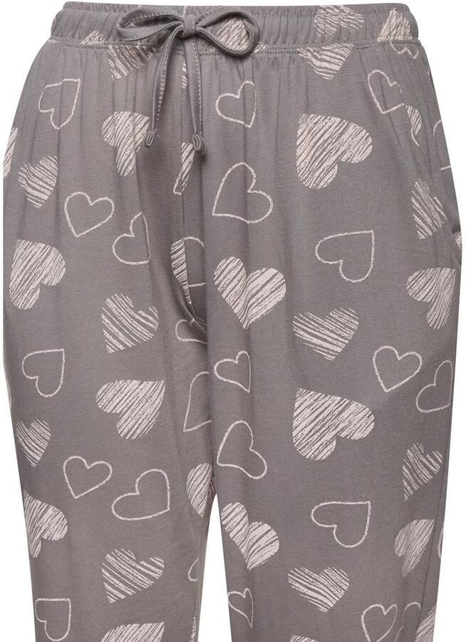 Vivance Dreams Pyjama met hartprint (Set van 2)