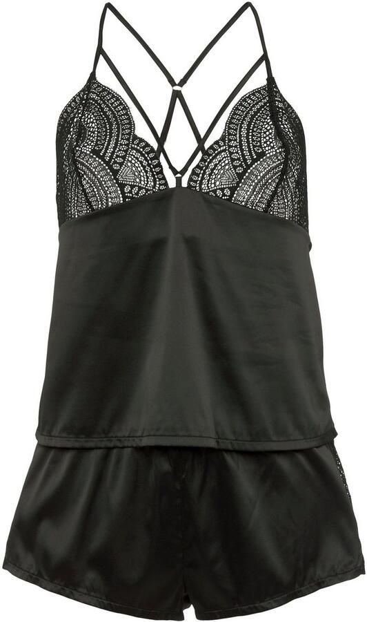 Vivance Dreams Pyjama met kanten inzetten (2-delig) - Foto 10