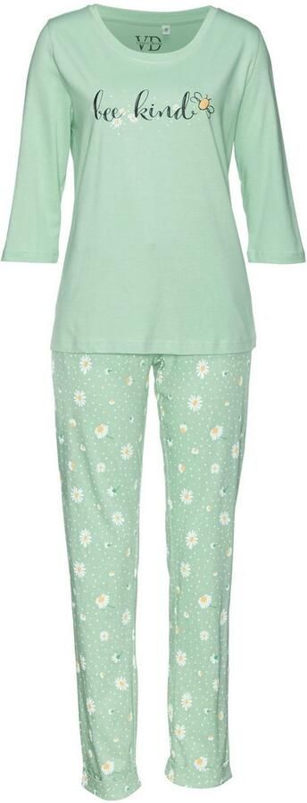 Vivance Dreams Pyjama met madeliefje-print (2-delig 1 stuk) - Foto 3