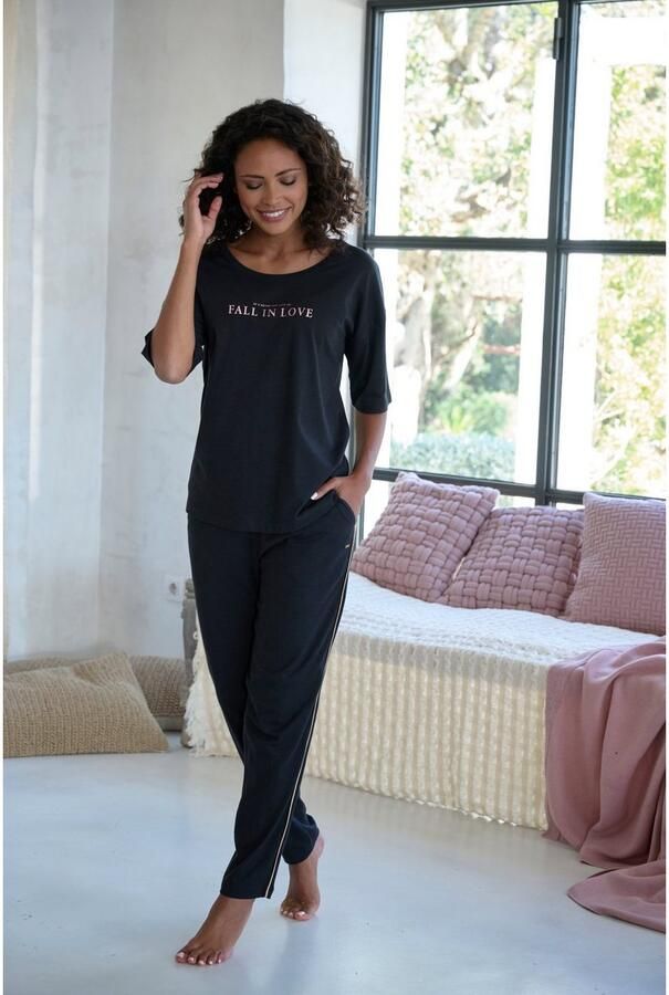 Vivance Dreams Pyjama met mooie foildruk (2-delig) - Foto 4