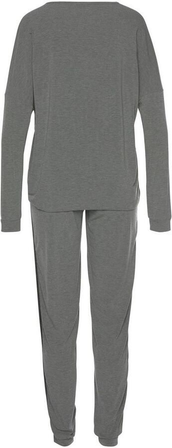 Vivance Dreams Pyjama met opgestikte strepen opzij (2-delig 1 stuk) - Foto 2