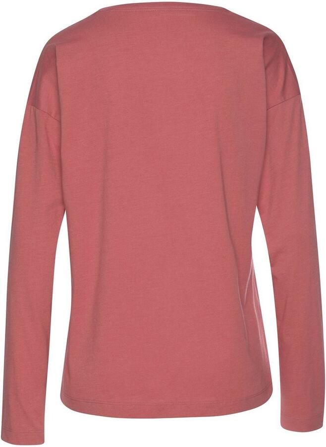 Vivance Dreams Pyjama met opschrift en gedessineerde broek (2-delig 1 stuk) - Foto 2