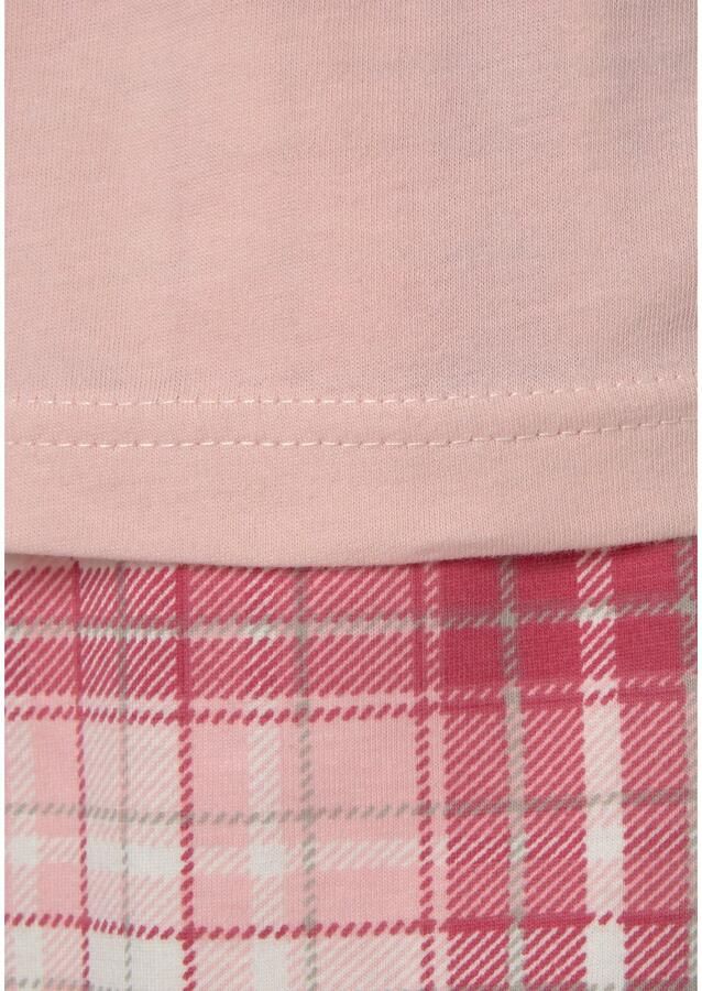 Vivance Dreams Pyjama met ruit- en bloemenprint in een dubbelpack (4-delig Set van 2) - Foto 2