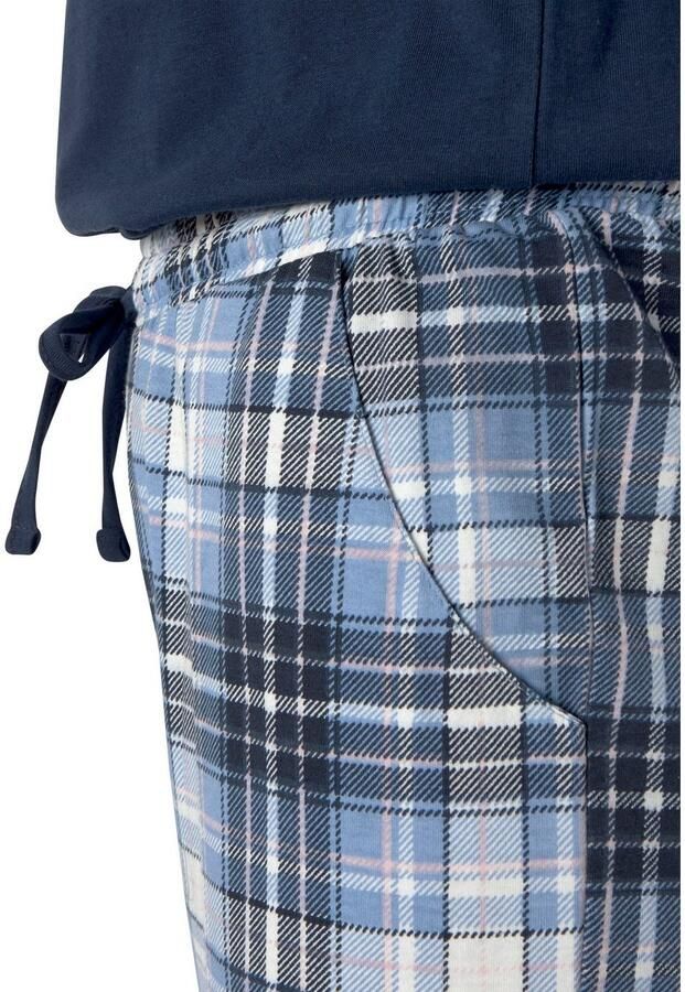 Vivance Dreams Pyjama met ruit- en bloemenprint in een dubbelpack (4-delig Set van 2) - Foto 5