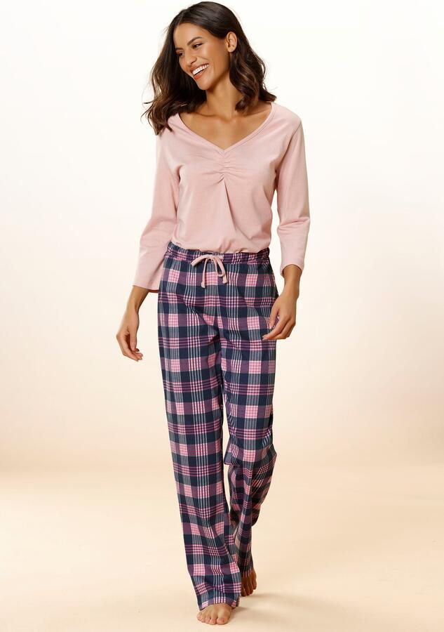 Vivance Dreams Pyjama met ruitpatroon (2-delig 1 stuk) - Foto 2