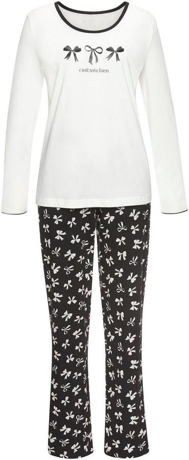 Vivance Dreams Pyjama Met schattig strikpatroon (set 2-delig) - Foto 5