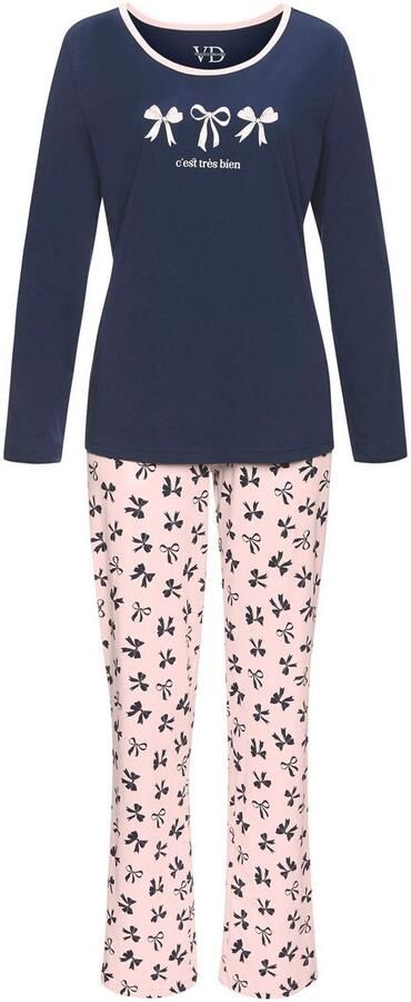 Vivance Dreams Pyjama Met schattig strikpatroon (set 2-delig) - Foto 4
