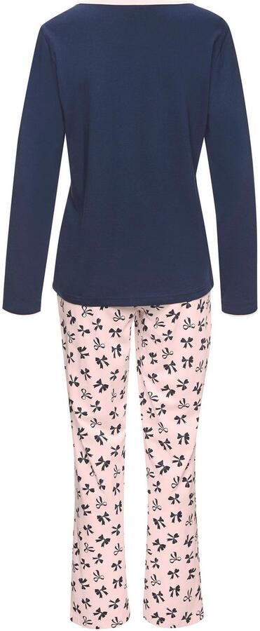 Vivance Dreams Pyjama Met schattig strikpatroon (set 2-delig) - Foto 3