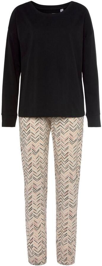 Vivance Dreams Pyjama met schilderachtig visgraatpatroon (2-delig) - Foto 3