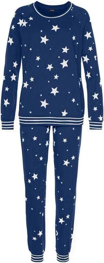 Vivance Dreams Pyjama met sterrenprint (2-delig 1 stuk)
