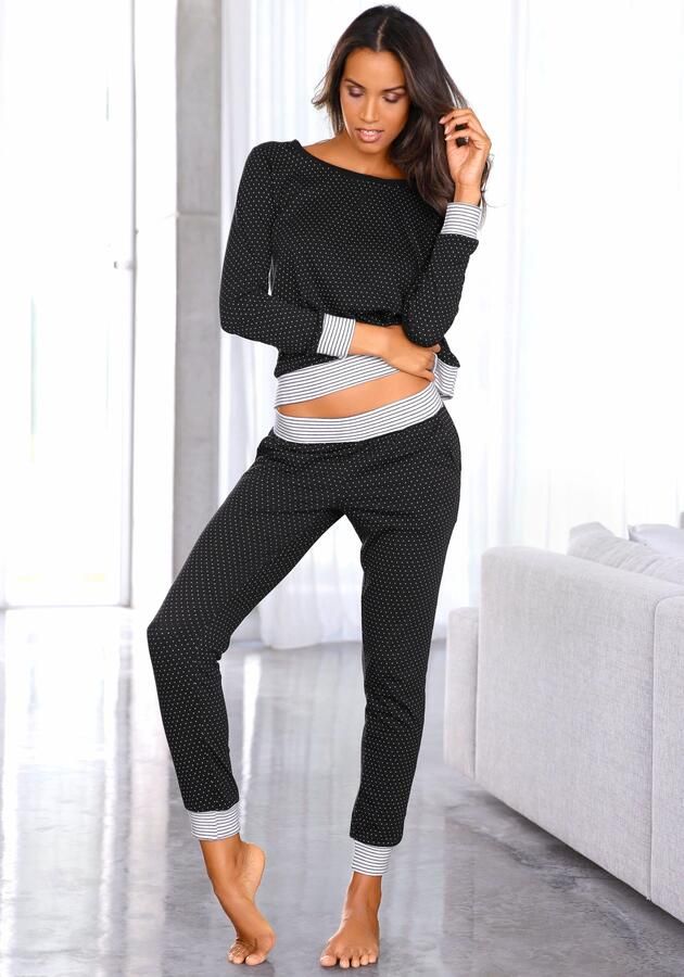 Vivance Dreams Pyjama met stippen- en streepdessin (2-delig 1 stuk) - Foto 8