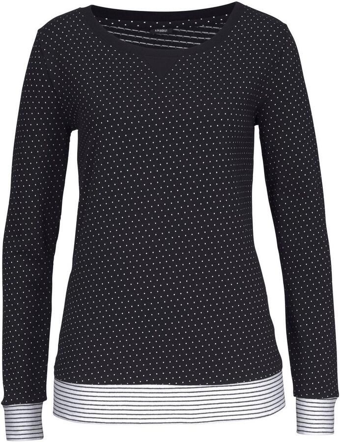 Vivance Dreams Pyjama met stippen- en streepdessin (2-delig 1 stuk) - Foto 2