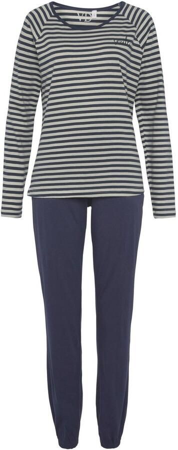 Vivance Dreams Pyjama met strepen van voorgeverfd garen - Foto 4
