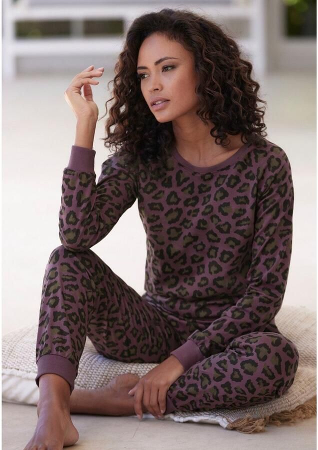 Vivance Dreams Pyjama met tonale dierenprint (2-delig) - Foto 3