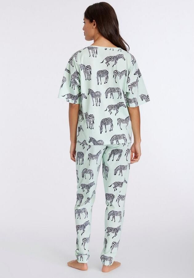 Vivance Dreams Pyjama mt animal alloverprint (2-delig) - Foto 3
