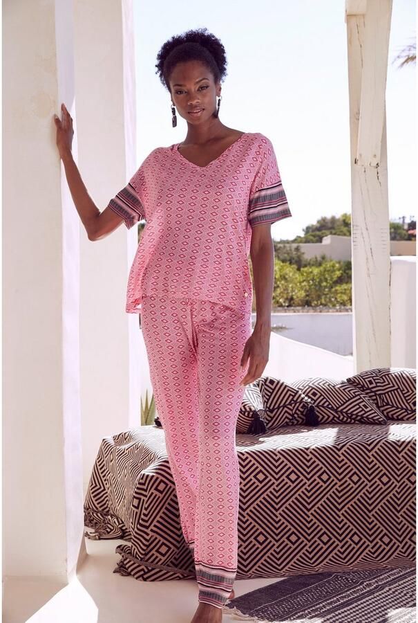 Vivance Dreams Pyjamabroek in mooi etno-design - Foto 3
