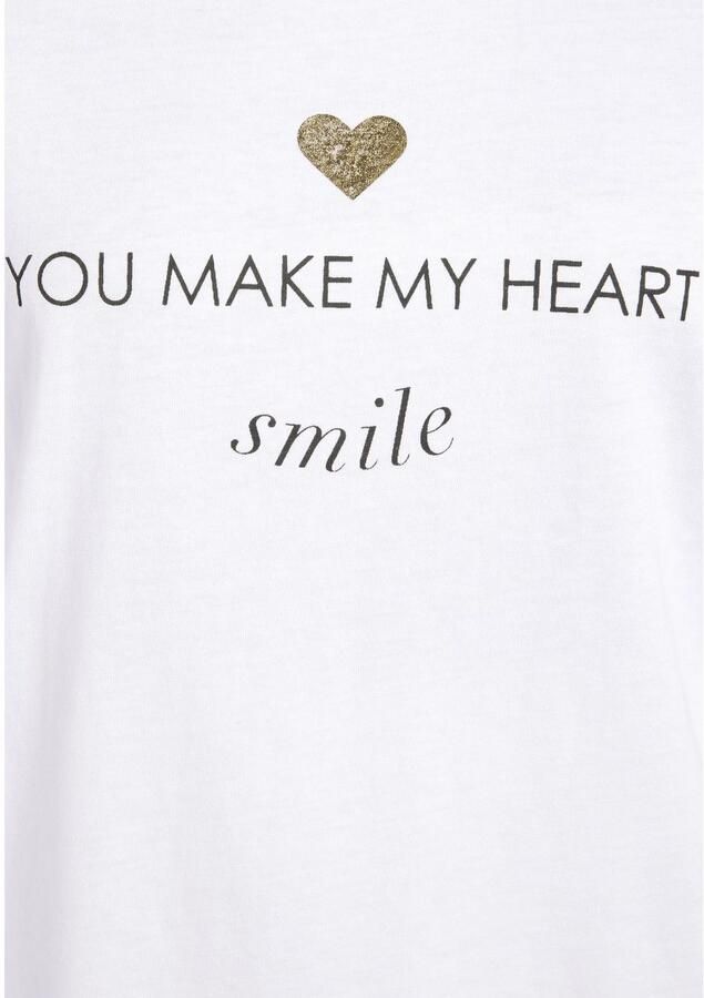 Vivance Dreams Pyjama top met foliedruk - Foto 3