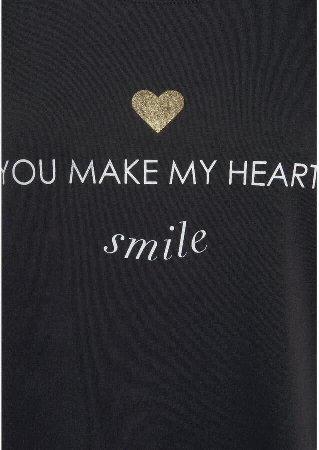 Vivance Dreams Pyjama top met foliedruk - Foto 2