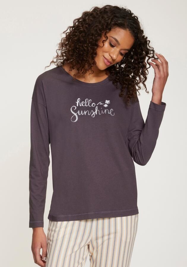 Vivance Dreams Pyjama top met frontprint - Foto 7