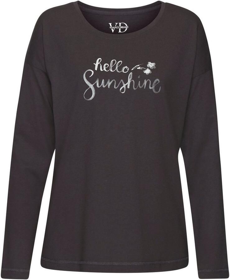 Vivance Dreams Pyjama top met frontprint