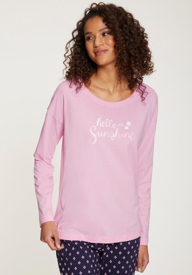 Vivance Dreams Pyjama top met frontprint - Foto 8