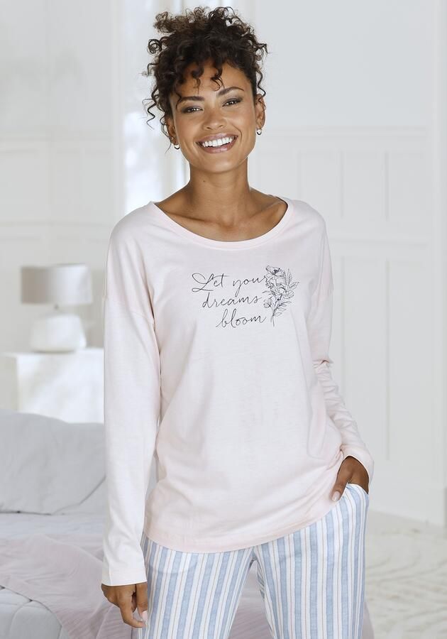 Vivance Dreams Pyjama top met frontprint - Foto 7