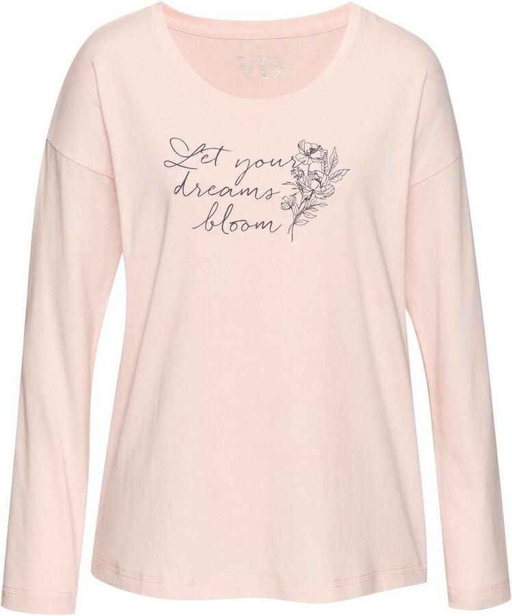 Vivance Dreams Pyjama top met frontprint