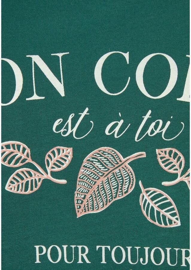 Vivance Dreams Pyjama top met herfstige frontprint - Foto 3