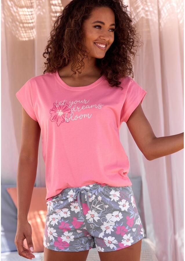 Vivance Dreams Pyjama top met mooie frontprint - Foto 4
