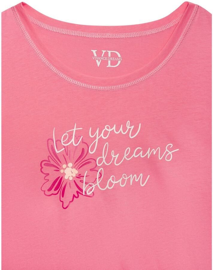 Vivance Dreams Pyjama top met mooie frontprint - Foto 2