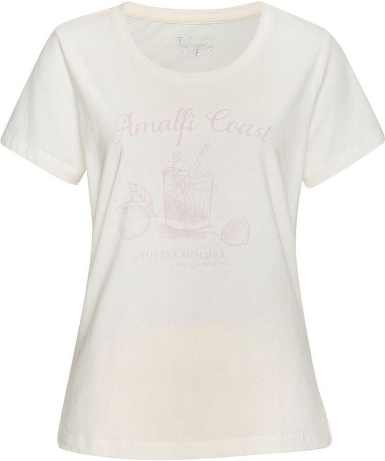 Vivance Dreams Pyjama top met mooie frontprint