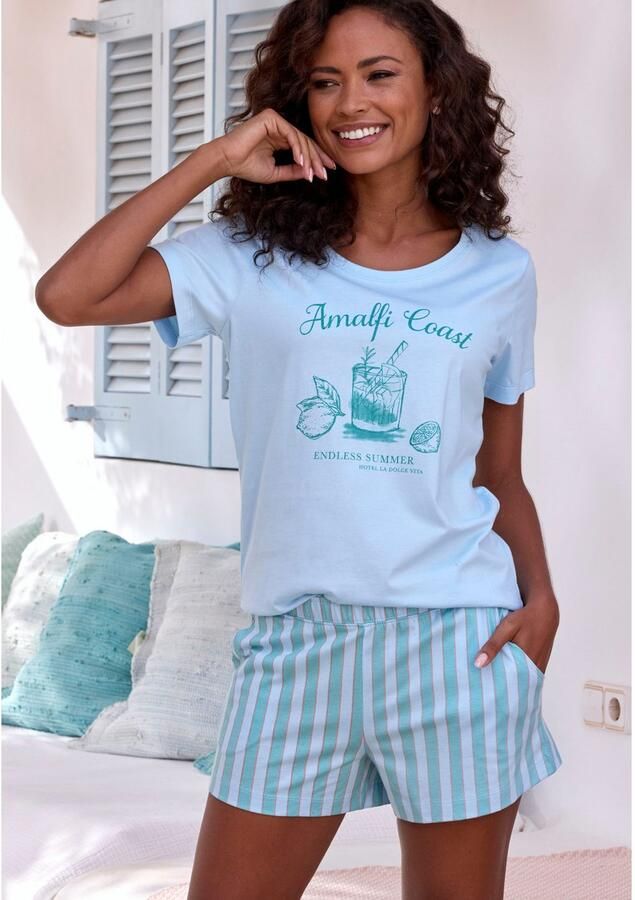Vivance Dreams Pyjama top met mooie frontprint - Foto 2