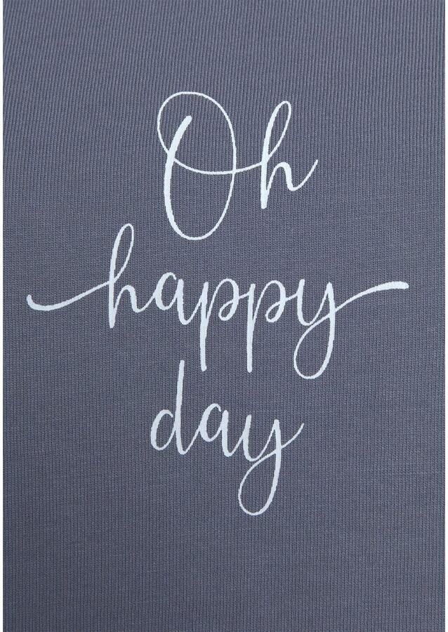 Lascana Pyjamabovendeel met statementprint model 'Cozy Dreams' - Foto 3