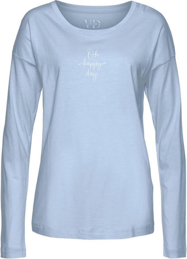 Lascana Pyjamabovendeel met statementprint model 'Cozy Dreams' - Foto 2