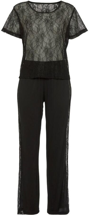 Vivance Dreams Pyjama transparante elastische kant (set 2-delig) - Foto 6