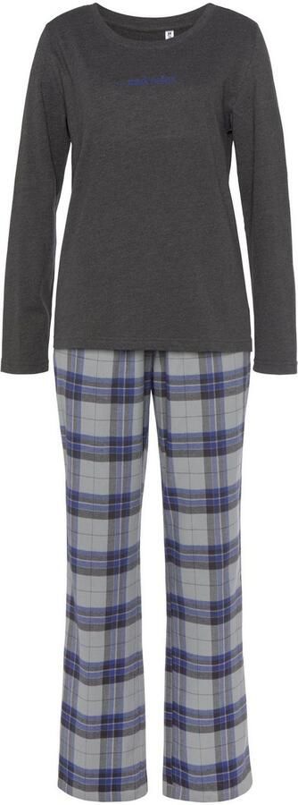Vivance Dreams Pyjama van knuffelzacht flanel (2-delig) - Foto 4