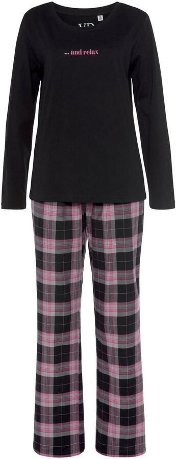 Vivance Dreams Pyjama van knuffelzacht flanel (2-delig) - Foto 4