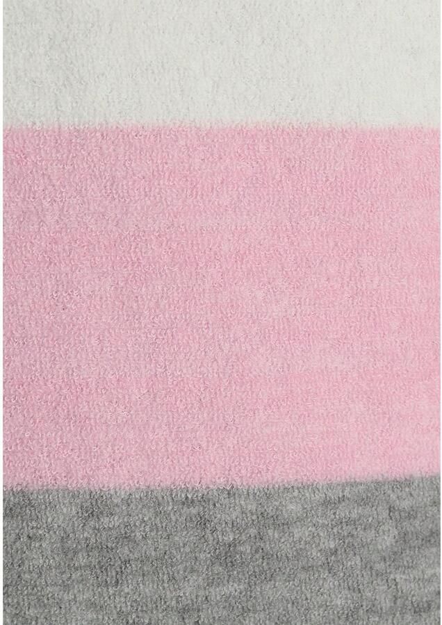 Vivance Dreams Pyjama van zachte frotté en met colorblock strepen (2-delig)