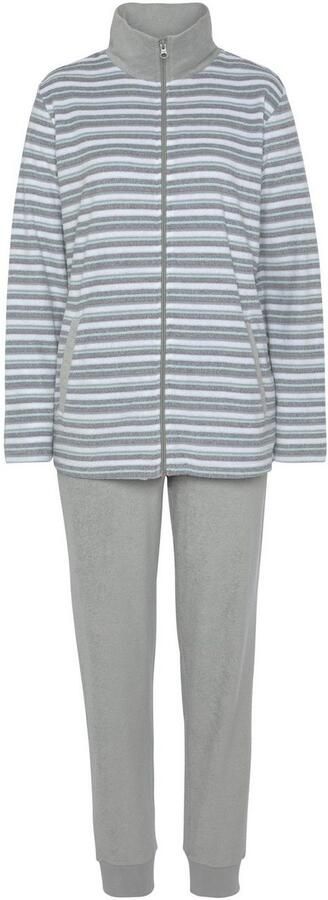 Vivance Dreams Pyjama van zachte frotté met rits (2-delig) - Foto 5