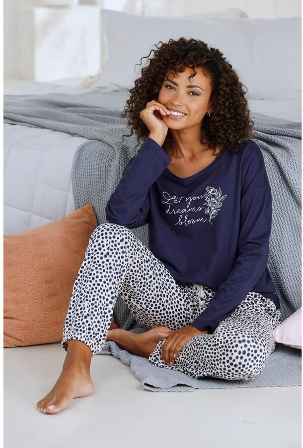 Lascana Regular fit pyjamabroek met tunnelkoord model 'Cozy Dreams' - Foto 4